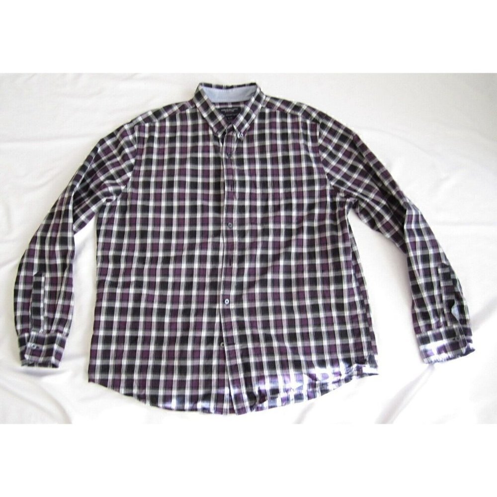 Men American Eagle Outfitters Prep Fit Button Up Long Sleeve Shirt Sz XL (MT249)